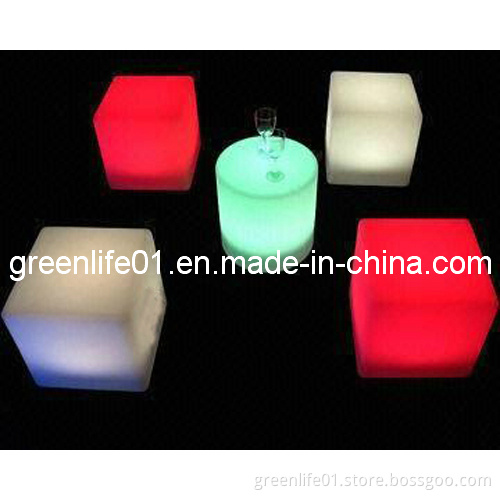 Glowing Hot Sale LED Cube Seat, Waterproof Chair, Colorful Furniture